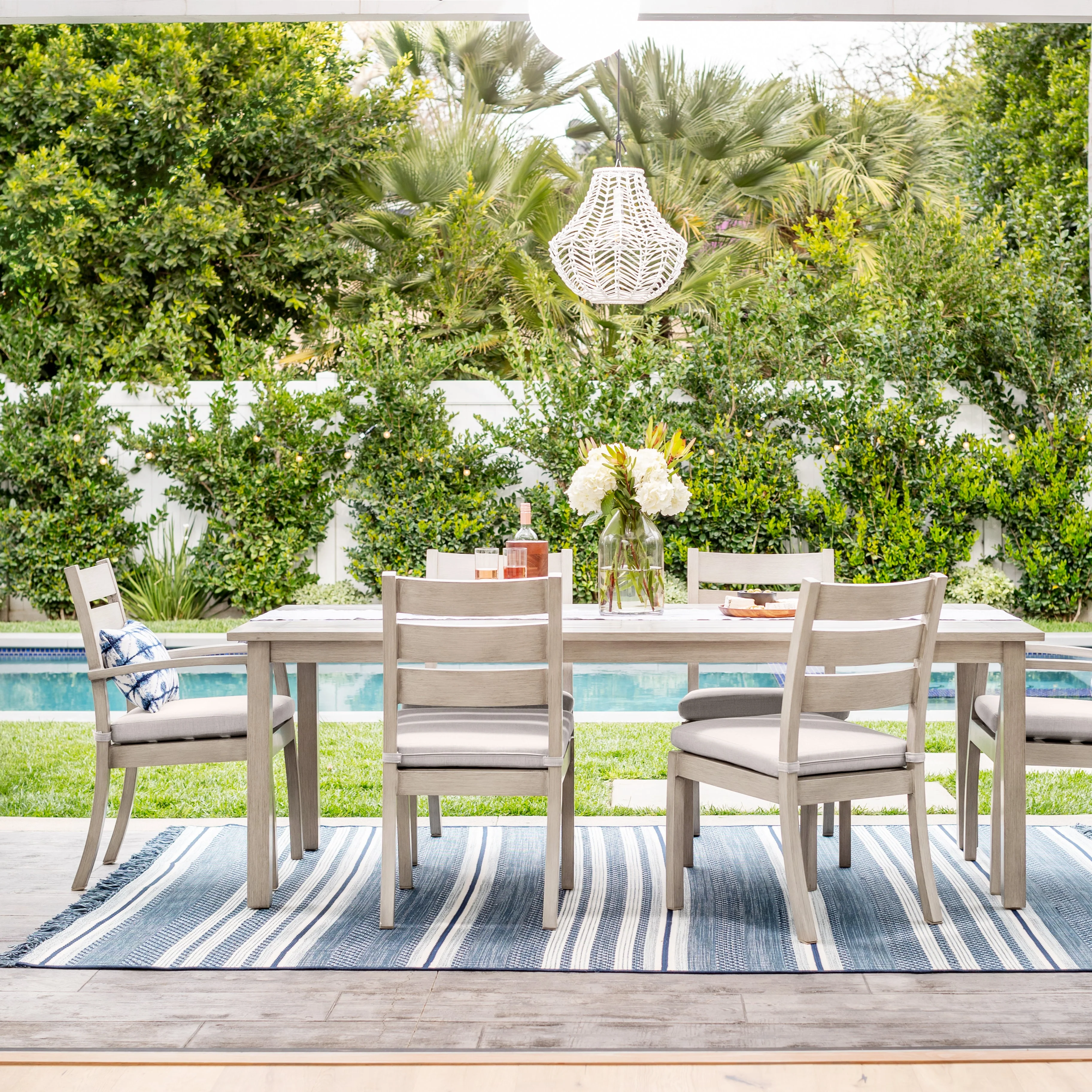 Eden Outdoor Arm Dining Chair - Image 4