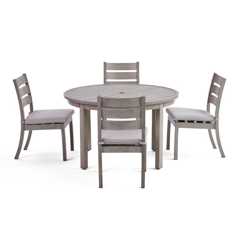 Eden 5 Piece Round Dining Set - Image 3