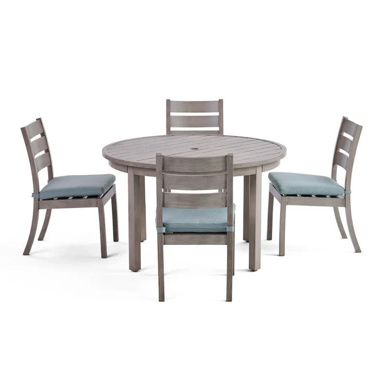 Eden 5 Piece Round Dining Set - Image 4