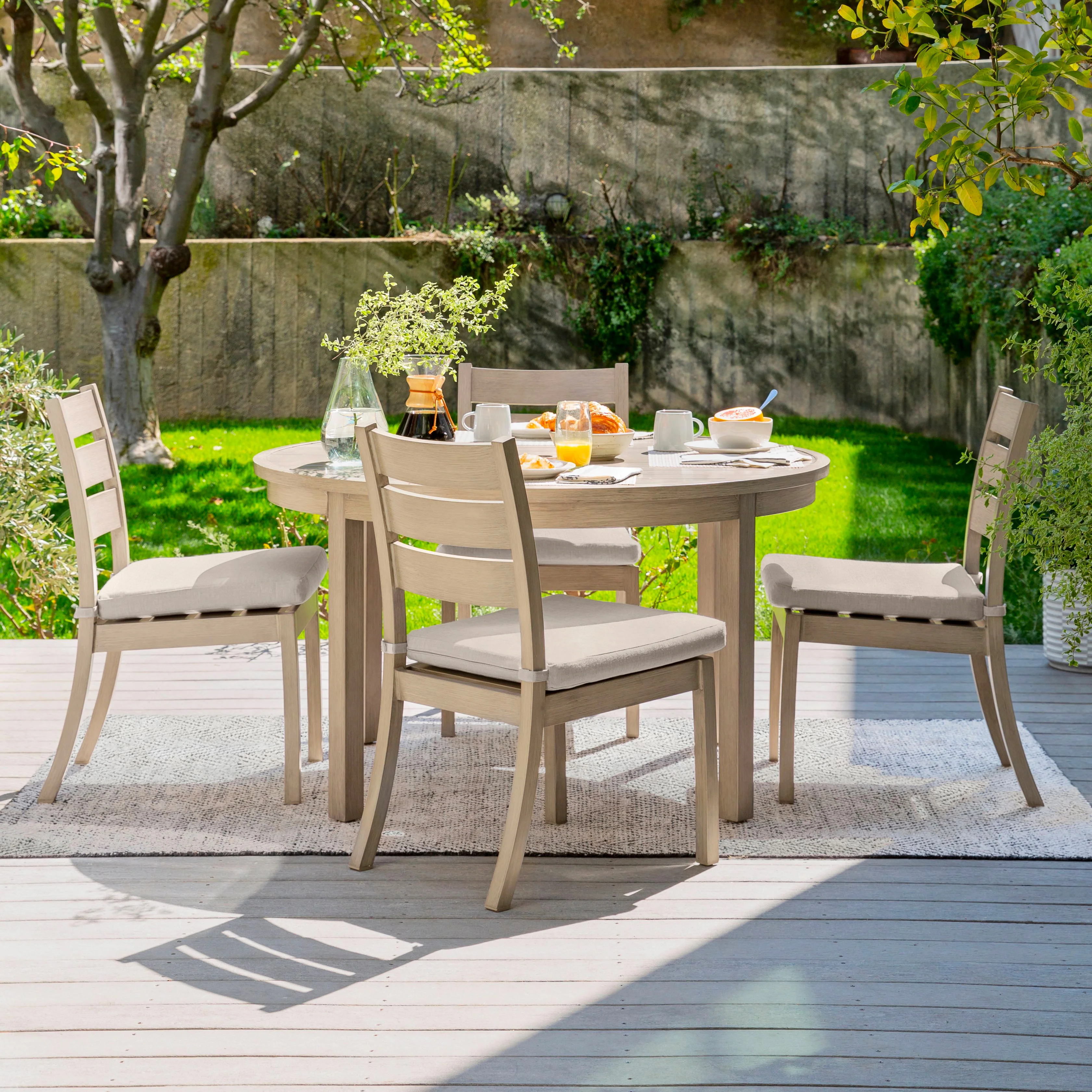 Eden 5 Piece Round Dining Set - Image 7