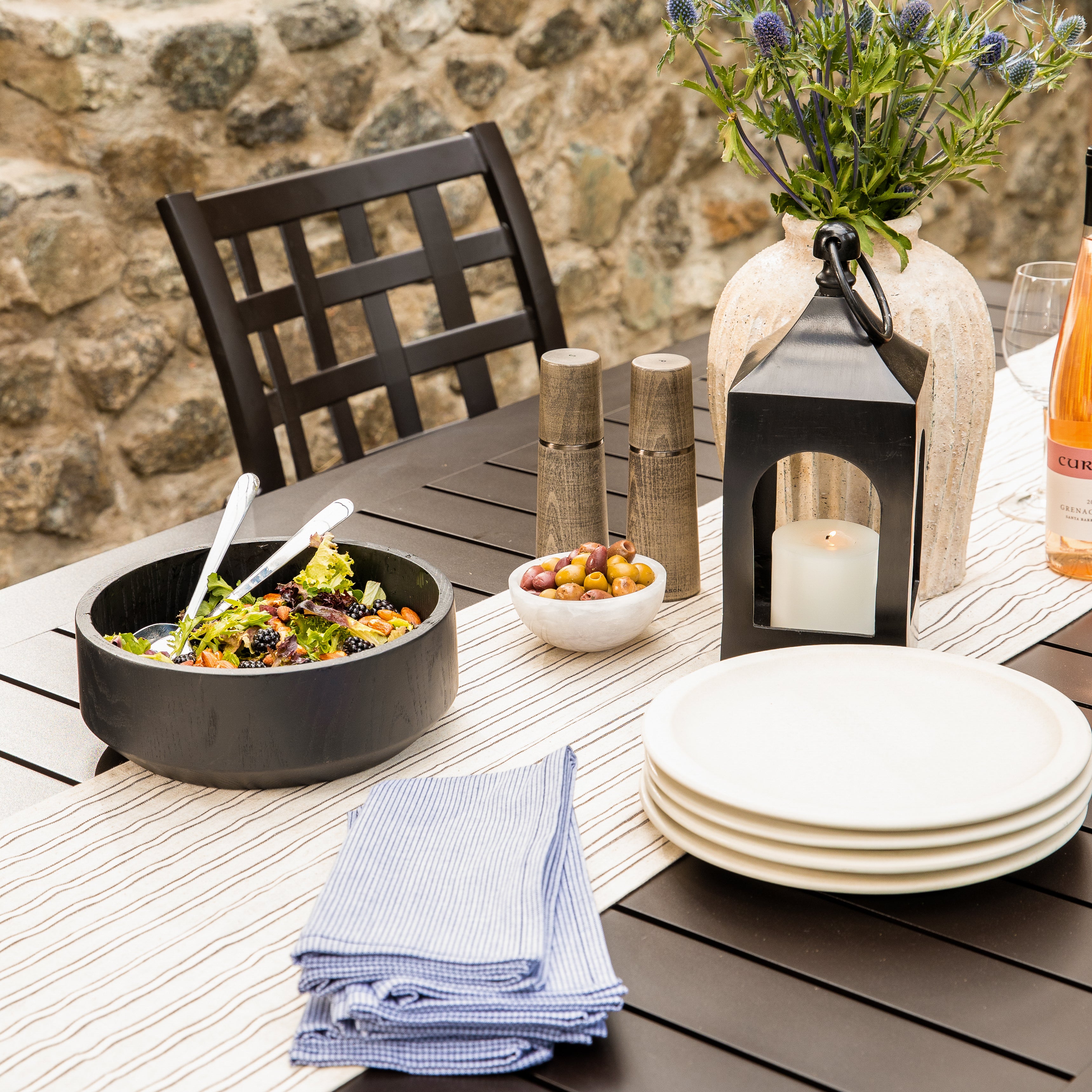 Lily Outdoor Dining Arm Chair - Image 8