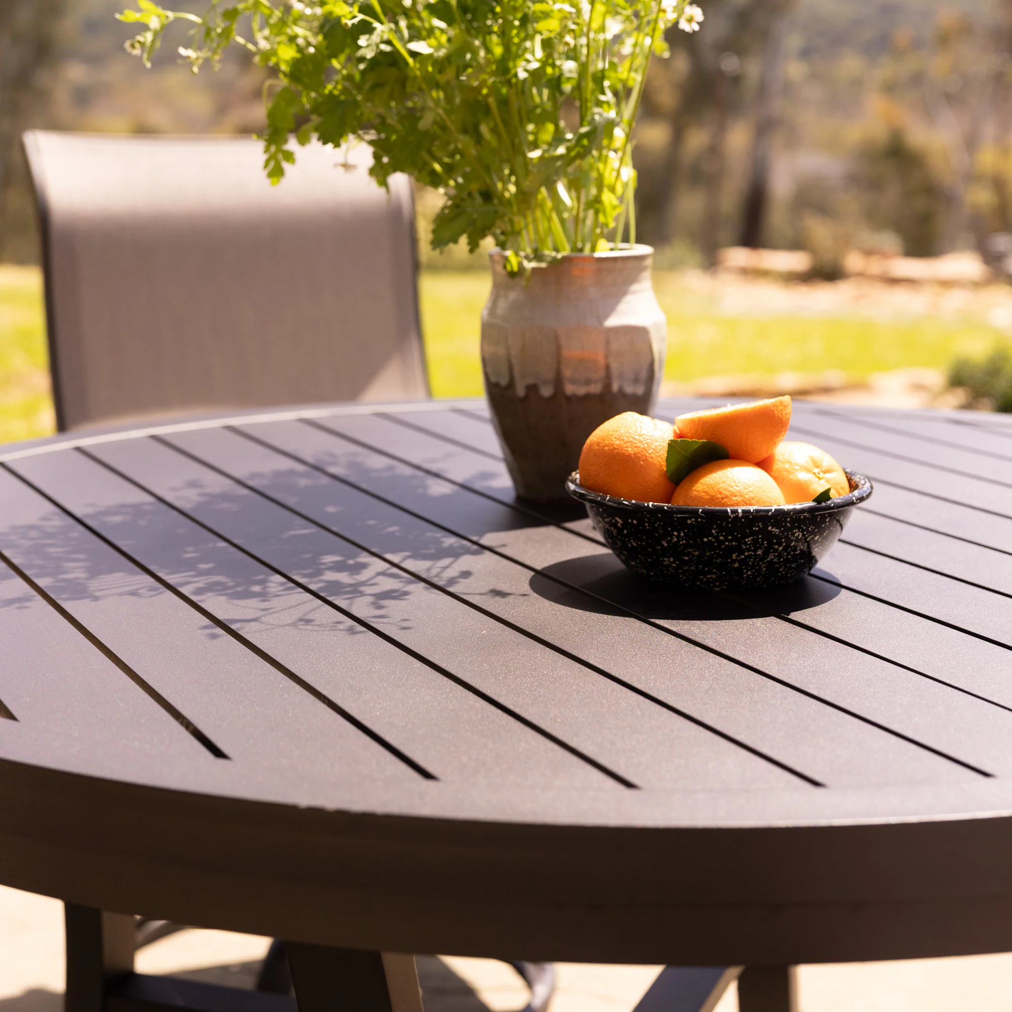 Pepin 5 Piece Round Dining Set with Swivel Rocking Chairs - Image 6